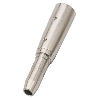 Adattatore XLR maschio a presa JACK 6,3 mm Stereo Bilanciato