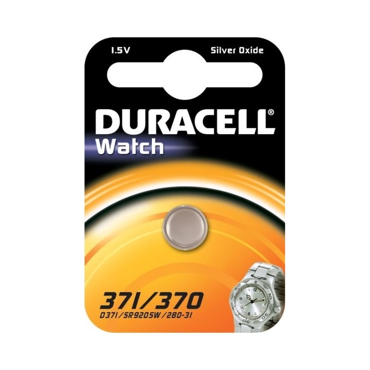 Batteria Pila a Bottone per Orologi 377 Duracell a Litio 1.5V in blister