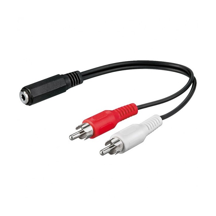 PremiumCord Adattatore Da Jack 3,5 Mm A Spina DIN 5 Poli - Per Giradischi, Amplificatori E Radio Vintage