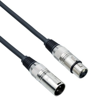 Cavo XLR Microfono Cannon Cromato bilanciato segnale audio Casse PA DJ