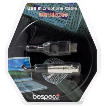 INTERFACCIA Audio USB per collegare Microfono al PC, Bespeco