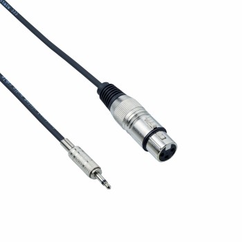 Cavo Aux Microfono da Jack 3,5 Stereo a Cannon XLR per Videocamera PC