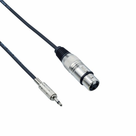 Cavo Aux Microfono da Jack 3,5 Stereo a Cannon XLR per Videocamera PC