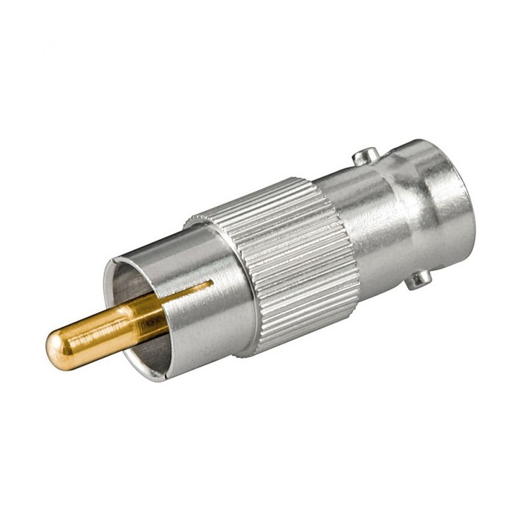 Adattatore BNC da femmina BNC a Spina RCA dorata