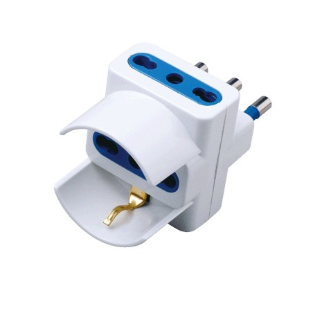 Spina corrente Shuko Tedesca, volante 2p+T 16A 250V per cavo Elettrico prolunga