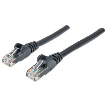 Cavo di rete LAN 0,5 mt Patch in Rame Cat. 6 Nero UTP