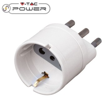 Adattatore riduttore, da Presa Shuko Tedesca a Spina grande 16A Italiana