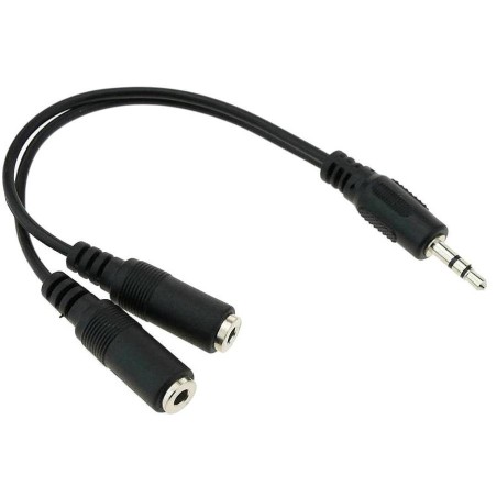Cavo audio Computer da 1 jack 3.5 stereo, a 2 Spina RCA pin, lunghezza 5 mt