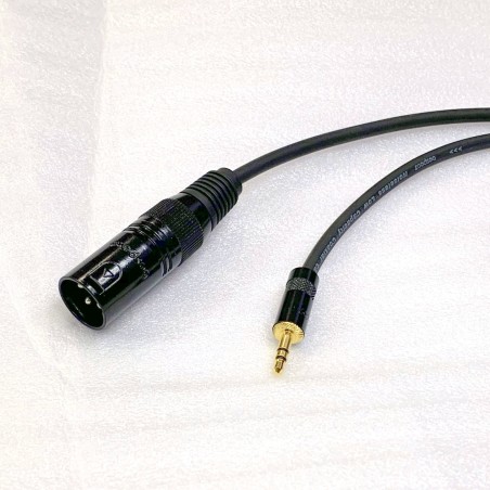 Cavo Aux Microfono Nero, da Jack 3,5 Stereo dorato a Cannon XLR per  Videocamera PC