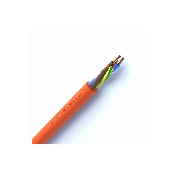 Cavo Elettrico Arancione Flessibile, prolunga Trapano alimentazione sez  3x1,5mmq