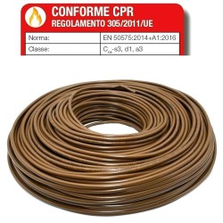 Cavo CPR FS18 Filo Elettrico FROOR Tripolare gommato 3 poli