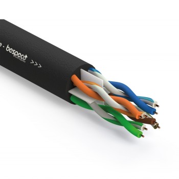 Cavo di rete Lan CAT6 UTP flessibile nero