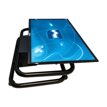RADENTE, Supporto Monitor Plasma/LCD da terra fino a 50" nero, Euromet