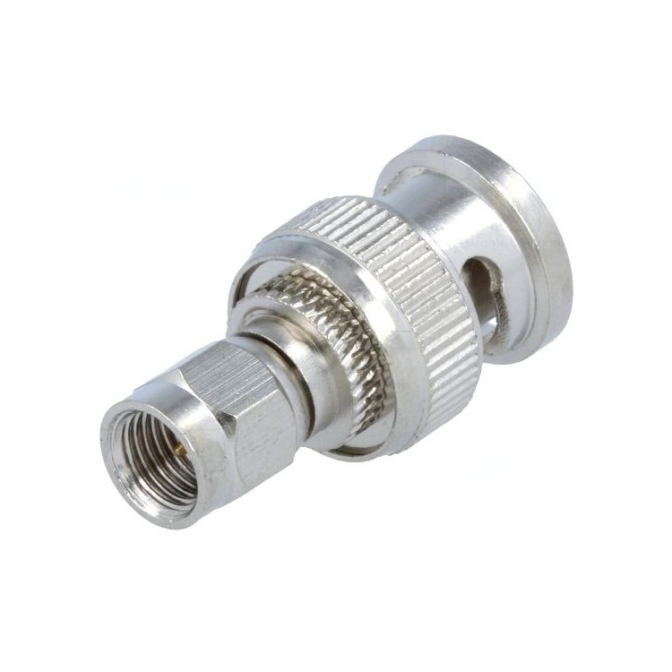 Adattatore SMA BNC da SMA maschio a BNC maschio per RF