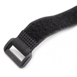 Fascette Fermacavo Nero in Velcro Set da 10 pz