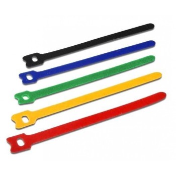 Fascette Velcro Fermacavo Colorate multi, Set da 10 pz 150x12mm