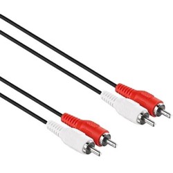 Cavo Audio 2x RCA RCA di 3mt Stereo coassiale Pin  AUX Auto radio