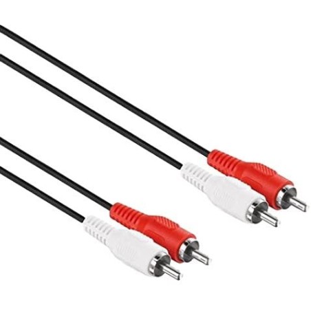 Cavo Audio 2x RCA RCA di 3mt Stereo coassiale Pin  AUX Auto radio