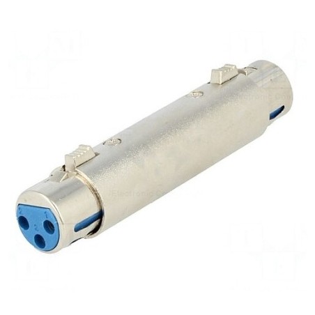 Adattatore presa XLR Femmina, doppia presa XRL