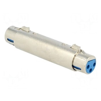 Adattatore presa XLR Femmina, doppia presa XRL