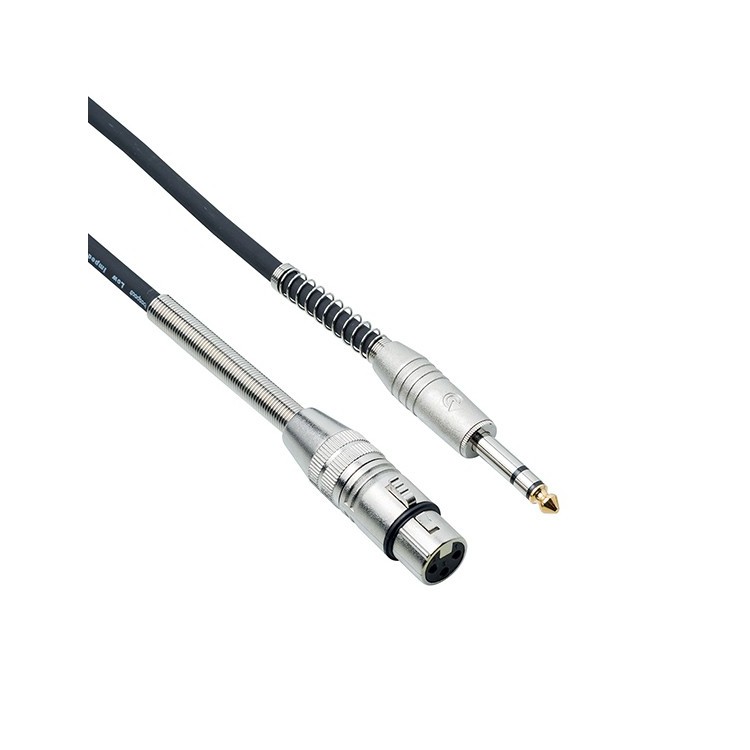 Cavo microfono Strumenti Cannon XLR Femmina Jack Stereo 6,3 molla Cavo microfono Strumenti Cannon XLR Femmina Jack Stereo 6,3 molla