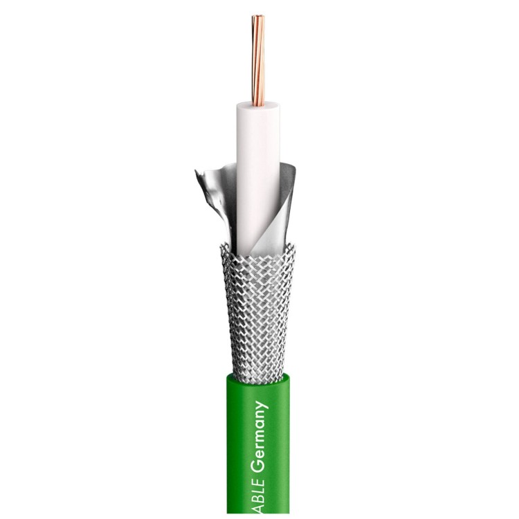 Cavo Video SDI 4k, 12G HDTV SC-Vector Plus, al metro, Sommer Cable, verde