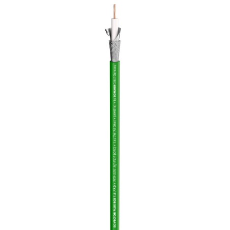 Cavo Video SDI 4k 12G HDTV SC Vector Plus Al Metro Sommer Cable Verde cavo-video-sdi-4k-12g-hdtv-sc-vector-plus-al-metro-sommer-cable-verde