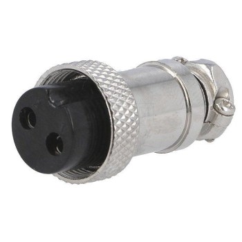 Presa Microfonica, femmina 2 Poli volante, presa per microfono Radioamatore