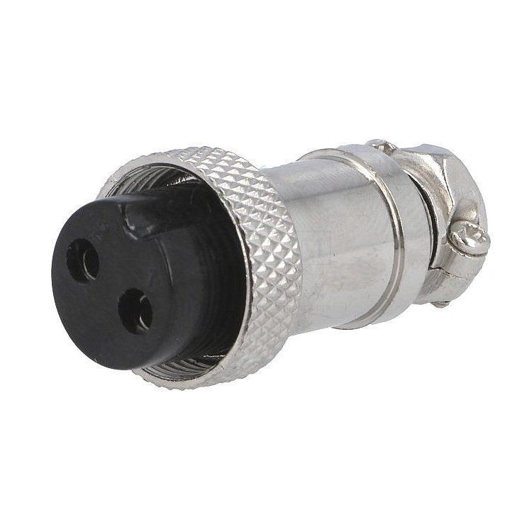 Presa Microfonica, femmina 2 Poli volante, presa per microfono Radioamatore