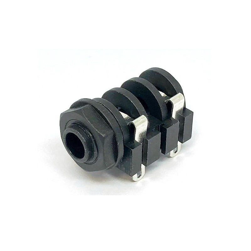 Presa JACK Mono 6,3 mm da pannello con Interruttore Contatti a Saldare, REAN - NYS2122 Presa JACK Mono 6,3 mm da pannello con Interruttore Contatti a Saldare, REAN - NYS2122