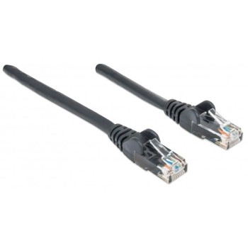 Intellinet Cavo di rete Lan 5mt Cat 6 Patch UTP in Rame, Nero