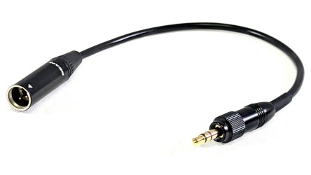 Cavo Adattatore da AKG TQG Mini Cannon 3 Poli a Sennheiser EW spina Jack 3,5