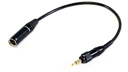 Cavo Adattatore da AKG TQG Mini Cannon 3 Poli a Sennheiser EW spina Jack 3,5