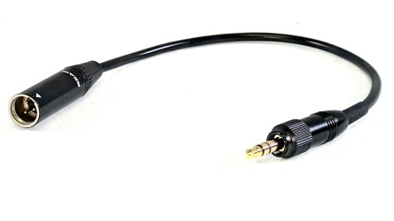 Cavo Adattatore da AKG TQG Mini Cannon 3 Poli a Sennheiser EW spina Jack 3,5