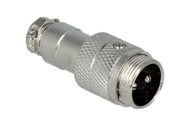 Spina Microfonica, Connettore Maschio 2 Poli, sul Cavo