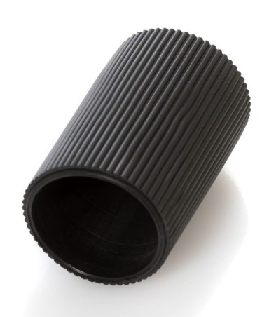 2 pz MANICOTTO RIGATO diam. 28mm CHIUSO da un lato, x Supporto Tastiera