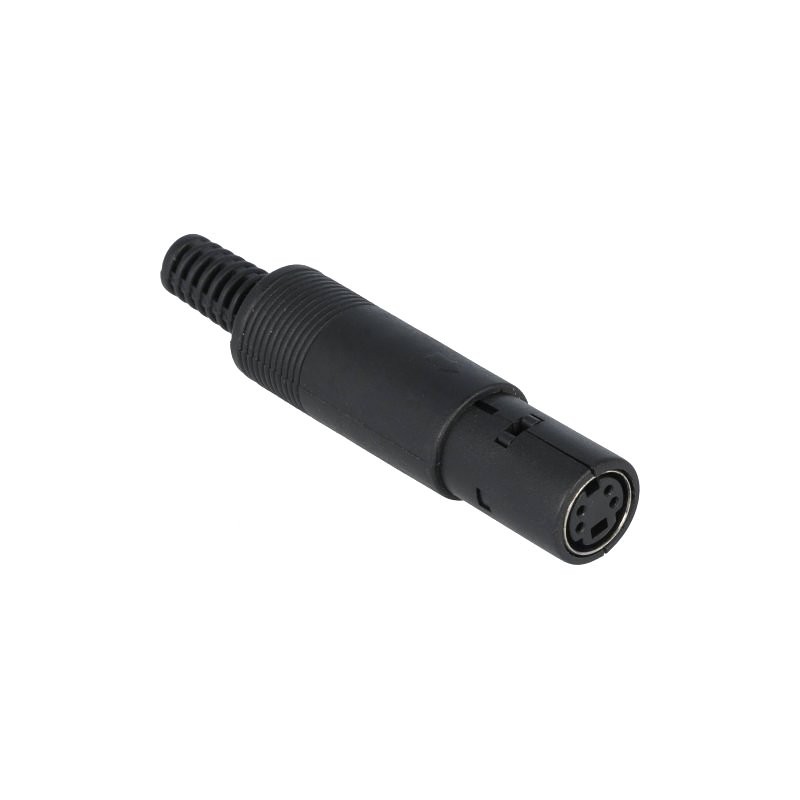 Presa Mini DIN 4 poli schermata Presa Mini DIN 4 poli schermata