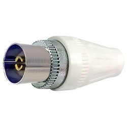 PRESA TV Volante schermata, diam. 9,5 per cavo TV Coassiale