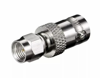 Adattatore BNC femmina, SMA maschio, per antenna RF