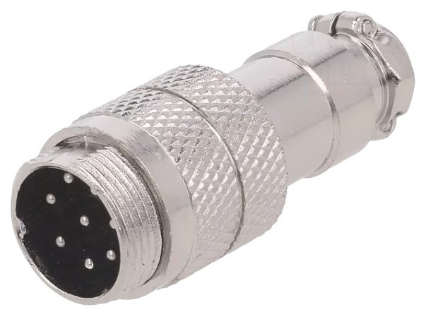 Spina Microfonica, Maschio 8 Poli volante, spina per microfono Radioamatore