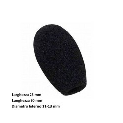 SPUGNA Antivento antipop Ø 11-13 mm, per microfono
