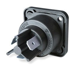 PowerCon True1 Neutrik NAC3FPX-TOP, presa Alimentazione da Pannello 2 poli+T