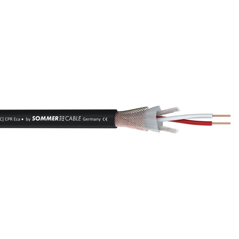 Cavo DMX Binario 234 AES/EBU segnali digitali, 110 ohm. OFC 2x0,34 mm² Sommer Cable, al metro