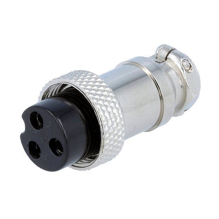 Presa Microfonica, femmina 2 Poli volante, presa per microfono Radioamatore