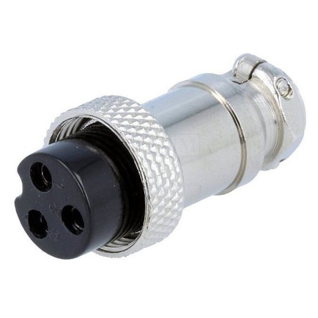 Presa Microfonica, femmina 2 Poli volante, presa per microfono Radioamatore