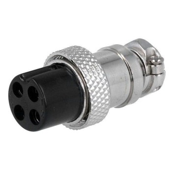 Presa Microfonica, Connettore Spina Femmina 4 Poli - CB