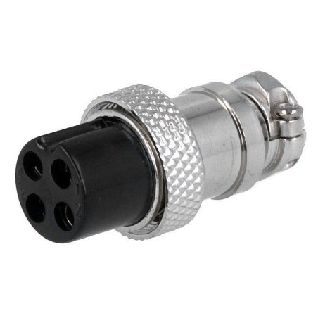 Presa Microfonica, Connettore Spina Femmina 4 Poli - CB